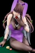 The Demon Sword Master of Excalibur Academy statuette 1/6 Elfine Phillet wearing flower's purple bunny costume with Nip Slip Gimmick System 17 cm | Nippon Columbia
