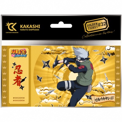 Naruto Shipudden Golden Ticket Kakashi - Cartoon Kingdom