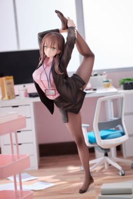 Original Character statuette PVC 1/6 OL-chan Who Doesn't Want to Go to Work Pink Ver. 26 cm