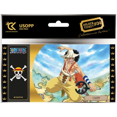 Usopp Black / Golden Ticket One Piece Collection | Cartoon Kingdom