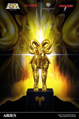 Ariès Cloth libra Gold Saint Statue Totem Saint Seiya | Zodiakos Studio