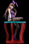 The Demon Sword Master of Excalibur Academy statuette 1/6 Elfine Phillet wearing flower's purple bunny costume with Nip Slip Gimmick System 17 cm | Nippon Columbia