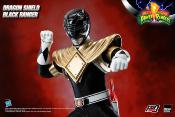 Mighty Morphin Power Rangers figurine FigZero 1/6 Dragon Shield Black Ranger 35 cm|THREEZERO