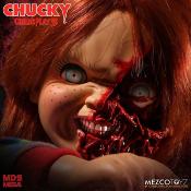 Chucky 3 poupée parlante Designer Series Pizza Face Chucky 38 cm | MEZCO