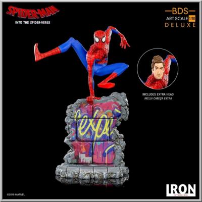 Spiderman 1/10 Into the Spider-verse Peter Parker | Iron Studios