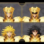 Saint Seiya Saga des Gémeaux Champion Class Blokees Maquette Snap-Fit 15-16cm