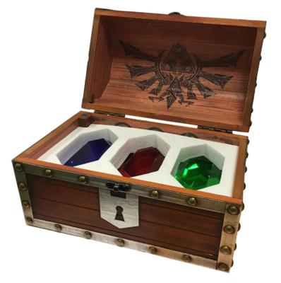 Coffret 3 presse papier Rubis Chest légende de Zelda