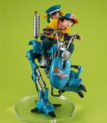 Dragonball Z Desktop Real McCoy EX diorama PVC Son Goku & Son Gohan & Robot with two legs 20 cm | MEGAHOUSE