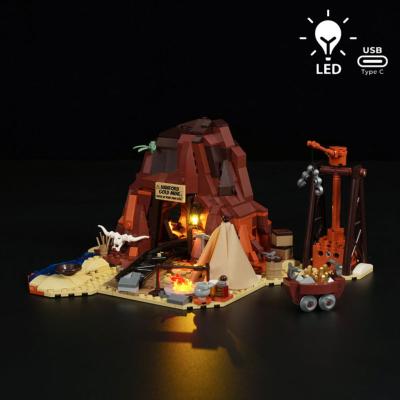 Lumibricks Old West Gold Mine Set Construction LED 658 pcs 25cm