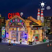 Lumibricks Street Fusion Factory House of Music Set Construction LED 2654 pcs 32cm