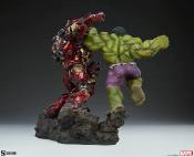 Marvel statuette Hulk vs Hulkbuster 50 cm  | Sideshow
