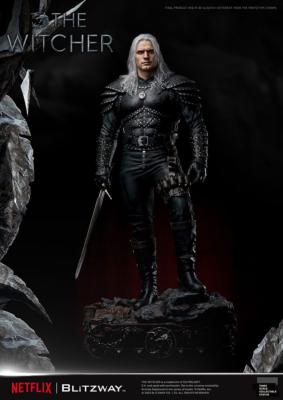 The Witcher statuette Infinite Scale 1/3 Geralt of Rivia 74 cm | BLITZWAY