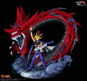 Yami Yugi et Slifer le dragon célèste Yu-Gi-Oh  |  Taka Corp.