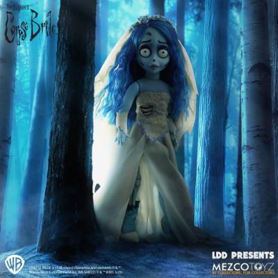 Mezco LDD Presents Les Noces Funèbres Emily la Mariée Morte Doll 25cm Tim Burton