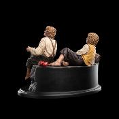 Le Seigneur des Anneaux Statue Merry et Pippin Isengard 12cm Weta Workshop