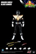 Mighty Morphin Power Rangers figurine FigZero 1/6 Dragon Shield Black Ranger 35 cm|THREEZERO