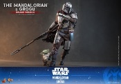 Star Wars: The Mandalorian & Grogu Movie Masterpiece figurine 1/6 The Mandalorian and Grogu (Deluxe Version) 31 cm I Hot Toys 