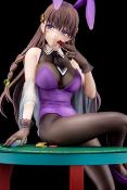 The Demon Sword Master of Excalibur Academy statuette 1/6 Elfine Phillet wearing flower's purple bunny costume with Nip Slip Gimmick System 17 cm | Nippon Columbia