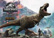 Jurassic World: Fallen Kingdom statuette 1/15 T-Rex & Carnotaurus Deluxe Version 90 cm | PRIME 1 STUDIO