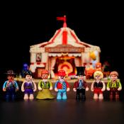 Lumibricks Old West Traveling Circus Set Construction LED 1962 pcs 33cm
