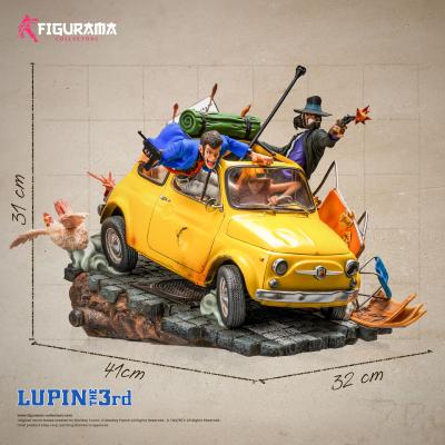 LUPIN THE 3RD - LUPIN, JIGEN, & FUJIKO 1/8 ELITE DIORAMA STATUE | FIGURAMA