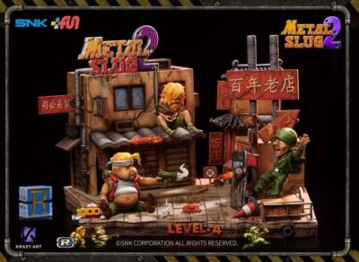 Metal Slug 2 "FIERCE BATTLE CHINATOWN STATUE" Metal Slug 2 SNK Licence NEO GEO Statue | Krazy Art 