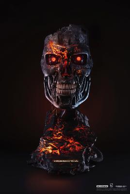 T800 Battle damaged Art Mask 1/1 Terminator 2 | Pure Arts