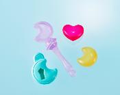Magical Sisters Lulutto Lilly Replique Proplica Moontoneoneon GlassHeart DreamPact Set 25 cm | Bandai Tamashii Nations