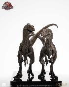 Elite Creature Collectibles Jurassic Park III Pair of Velociraptors Statuette 1/8 30 cm