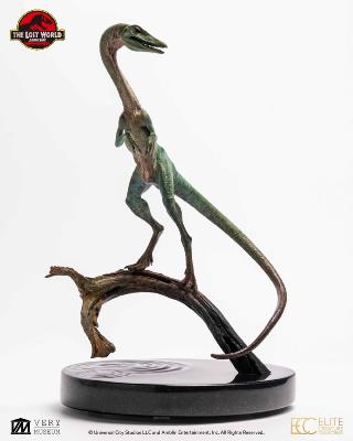 Le Monde perdu Jurassic Park statuette 2/3 Compsognathus Bronze 28 cm | ELITE CREATURE COLLECTIBLES