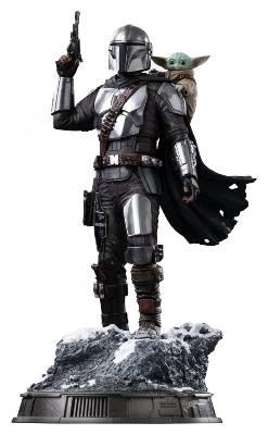 Star Wars statuette The Mandalorian and Grogu Art Scale 1/10 25 cm | Iron Studios