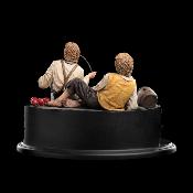 Le Seigneur des Anneaux Statue Merry et Pippin Isengard 12cm Weta Workshop