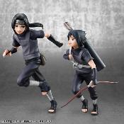 Naruto Shippuden Pack 2 Figurines G.E.M. Series Itachi Uchiha & Sasuke (Repeat) | Megahouse