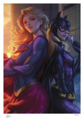 DC Comics impression Art Print Supergirl & Batgirl 61 x 46 cm | Sideshow