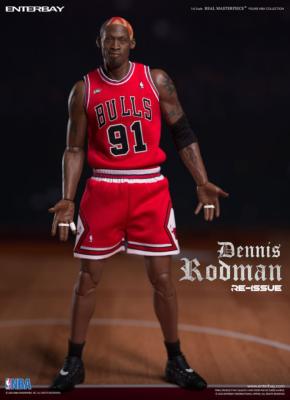 NBA Collection figurine Real Masterpiece 1/6 Dennis Rodman Limited Retro Editon 33 cm | ENTERBAY