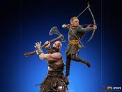 God of War statuette 1/10 BDS Art Scale Kratos & Atreus 34 cm | IRON STUDIOS