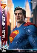 Superman (2025) statuette Real Elite Masterline Series 1/3 Superman with Krypto 95 cm | PRIME 1 STUDIO