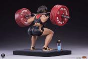 Street Fighter statuette Premier Series 1/4 Chun-Li Powerlifting (Battle Edition) 37 cm | PCS Collectibles