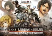 Eren, Mikasa, & Armin 72 cm 1/4 DELUXE BONUS VERSION  Attack on Titan Ultimate Premium Masterline statuette  | Prime 1 Studio