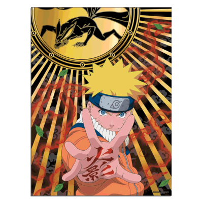 Golden Poster de Naruto, | CARTOON KINGDOM