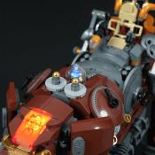 Lumibricks Steampunk World Steamphant Set Construction LED 1055 pcs 26cm