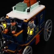 Lumibricks The Old West Treasure Stagecoach Set Construction LED 307 pcs 26cm