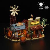 Lumibricks Old West Carpentry Workshop Set Construction LED 1832 pcs 33cm