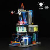 Lumibricks Cyberpunk Neoncity Cyberpunk Police HQ Set Construction LED 1716 pcs 40cm