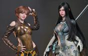 Stellar Blade - Raven & Lily Set 1/3 Scale Statues (75 + 63 cm) | JND Studios
