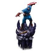 Marvel statuette 1/10 Deluxe BDS Art Scale Captain America 34 cm | IRON STUDIOS