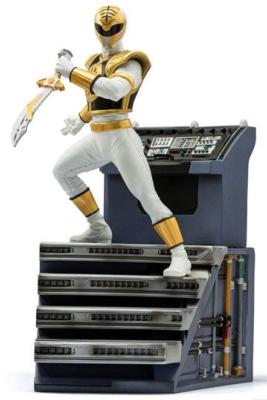 Power Rangers statuette 1/10 BDS Art Scale White Ranger 22 cm | IRON STUDIOS