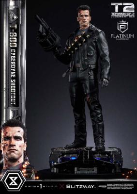 Terminator 2 statuette Platimum Masterline Series 1/3 T-800 Cyberdyne Shootout 74 cm | PRIME 1 STUDIO 