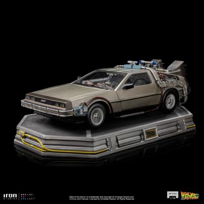 Retour vers le Futur statuette 1/10 Art Scale DeLorean 23 cm | IRON STUDIOS