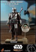 Star Wars The Mandalorian Pack 2 Figurines 1/6 The Mandalorian et The Child Deluxe 30cm Hot Toys